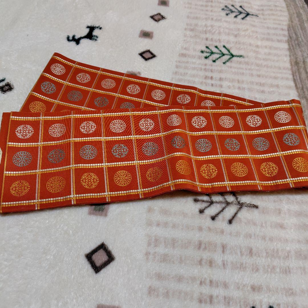 arcoiris★正絹　本場筑前博多織　半幅帯　5点セット