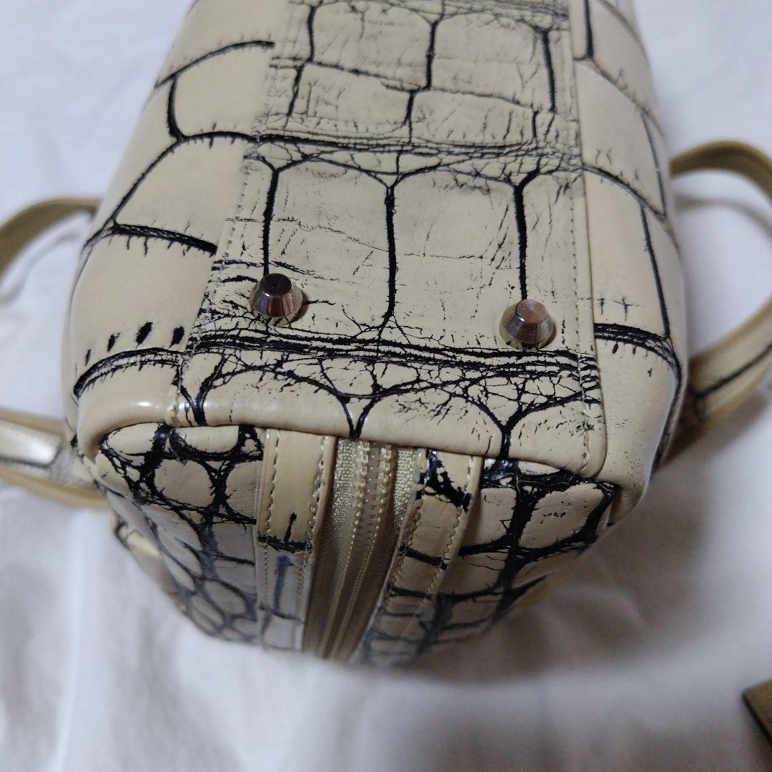 JRA　クロコダイル ミニボストン　ハンドバッグ