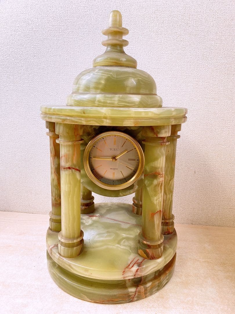 M*n様 重さ約23kg 希少 WORLD ワールド 置時計 卓上 日本製 オブ