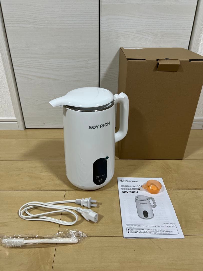 【未使用】全豆乳メーカー ソイリッチ SOY RICH