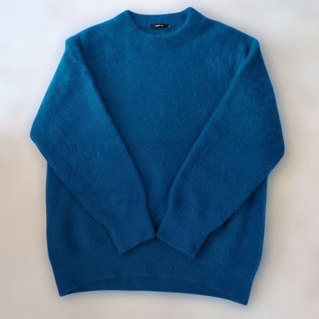 DRESSLAVE　ドレスレイブ 　フォックスカシミヤ ニットセーター ブルー