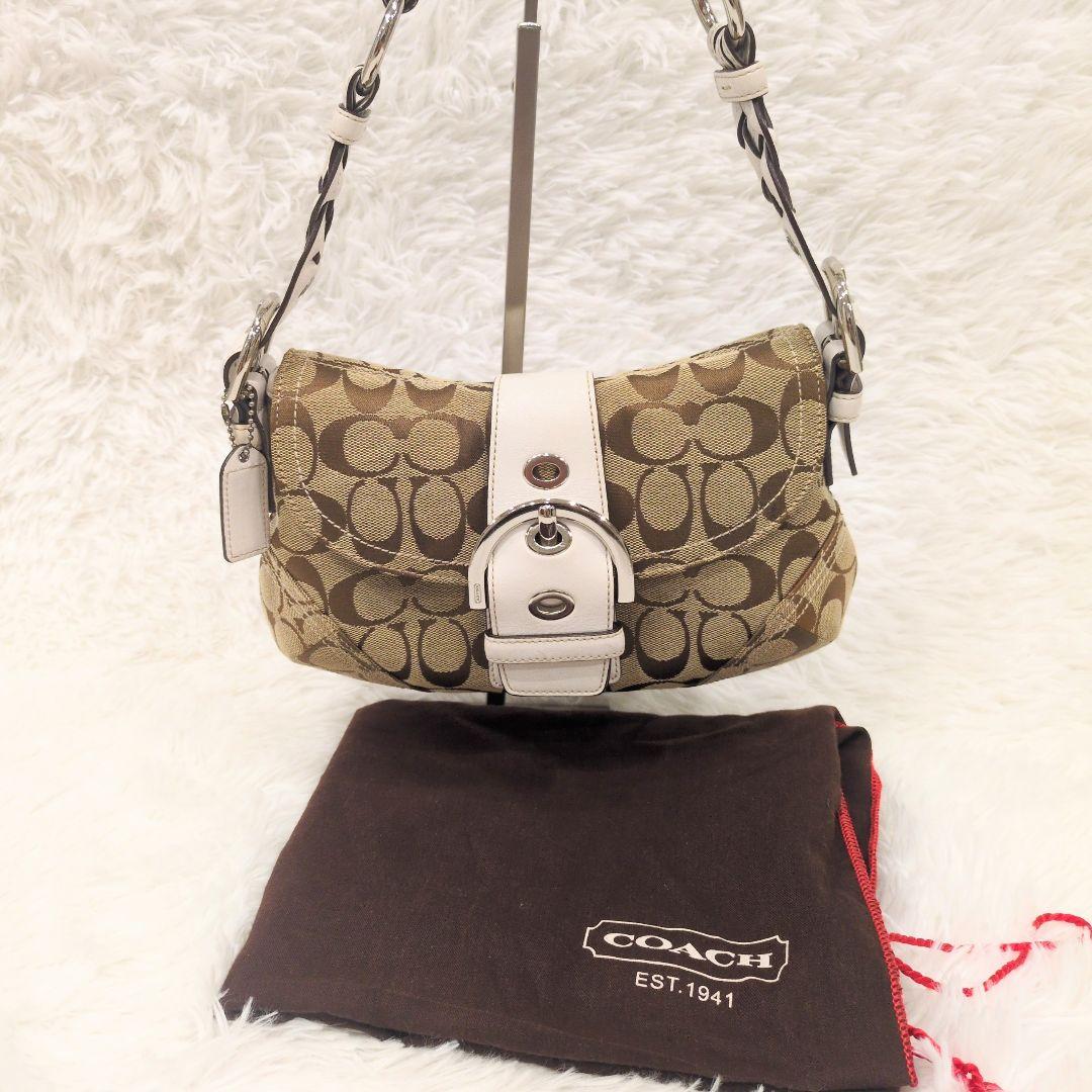 希少 COACH コーチ ソーホー ワンショルダー 肩掛け 6171 ホワイト