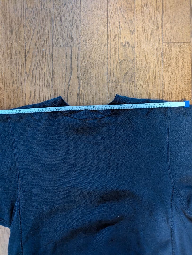 90s Champion リバースウィーブ スウェット 無地 ブラック