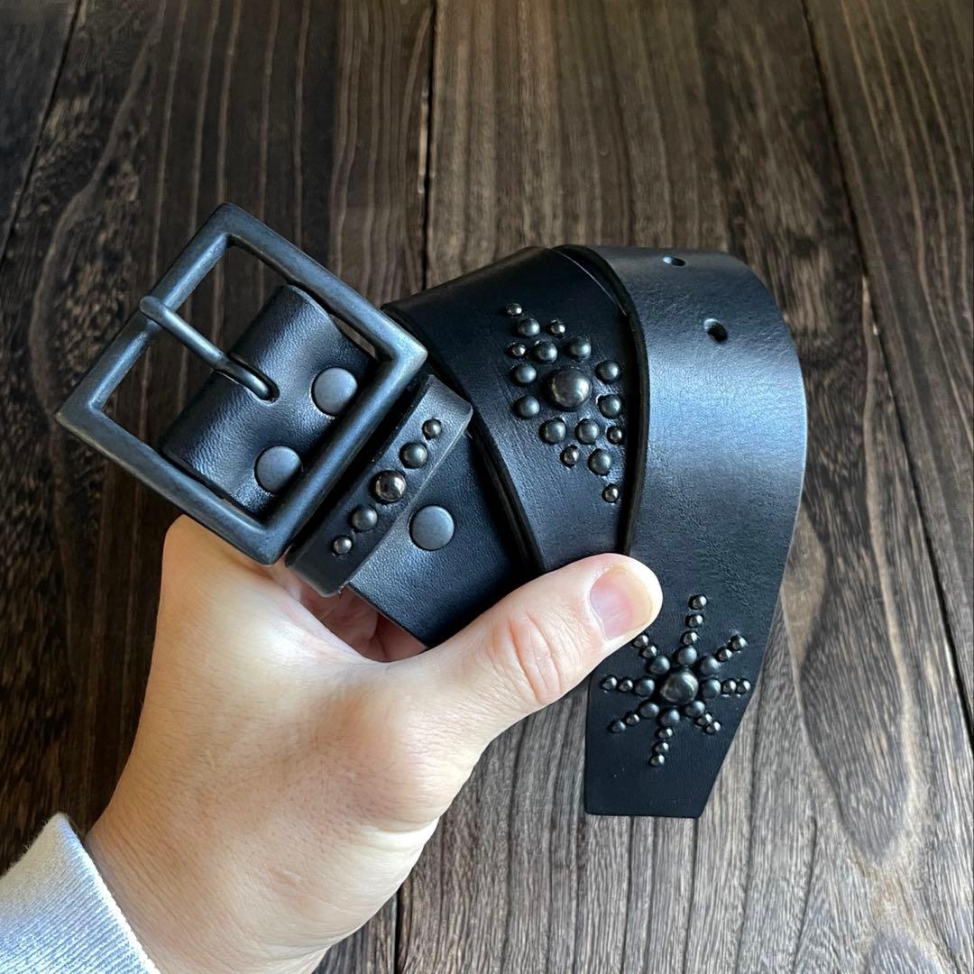 ディッキーズ874専用スタッズベルト　ミッスーリ　真鍮ダール　HTC CALEE