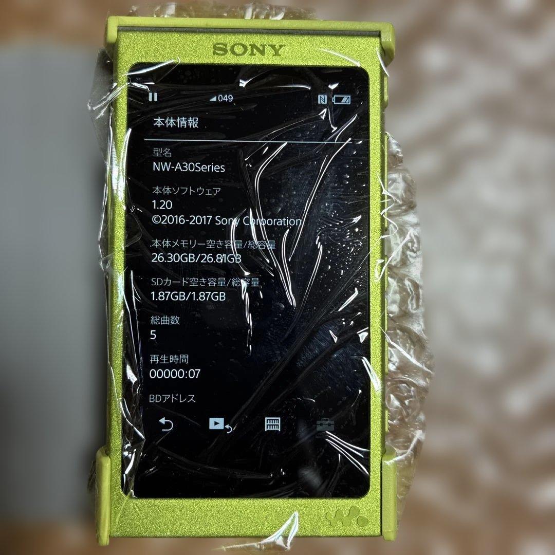 ポータブルプレーヤー SONY NW-A36