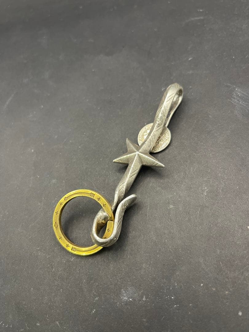 W*C様 シルバー925製 amp japan キーホルダー キーチェーン 真鍮