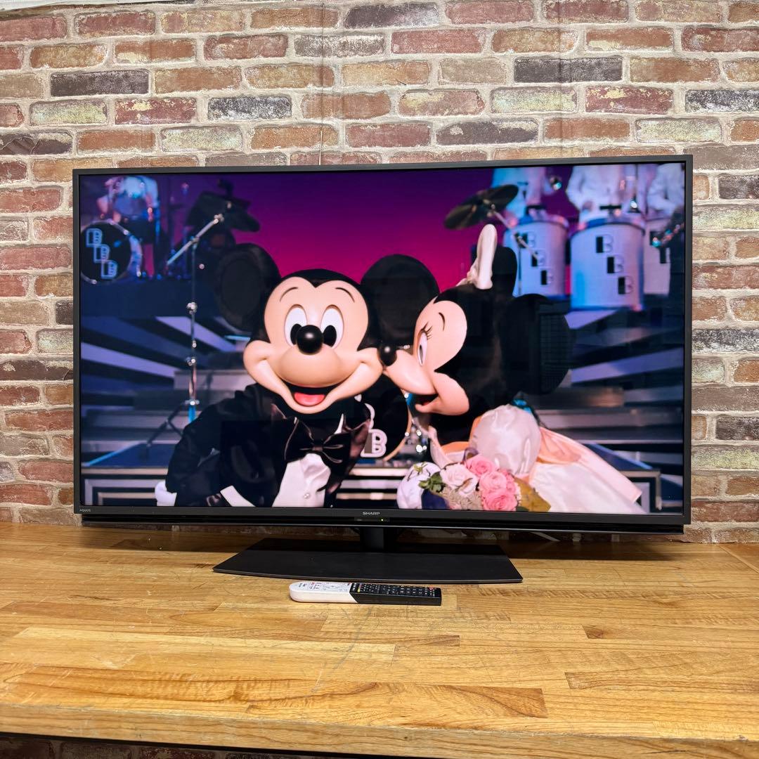 シャープ 45V型 4K 液晶テレビ AQUOS 4T-C45BL1 動画アプリ