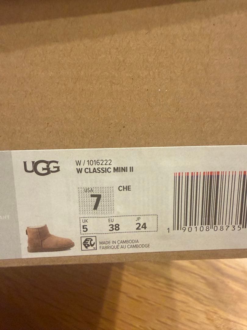 UGG W CLASSIC MINI II ブラウン 24cm