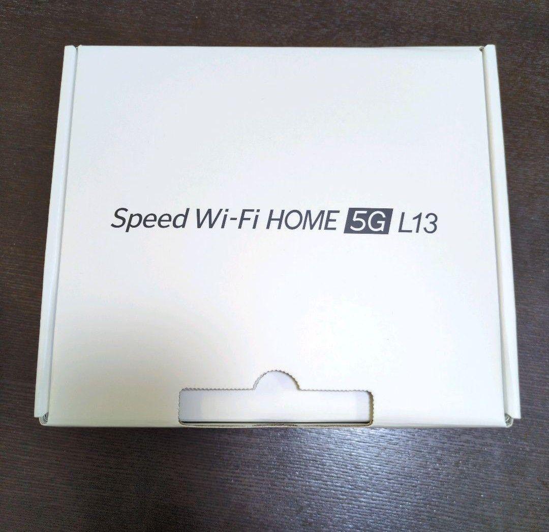 【新品】　SpeedWi-Fi  5G L13 ZTR02SWU