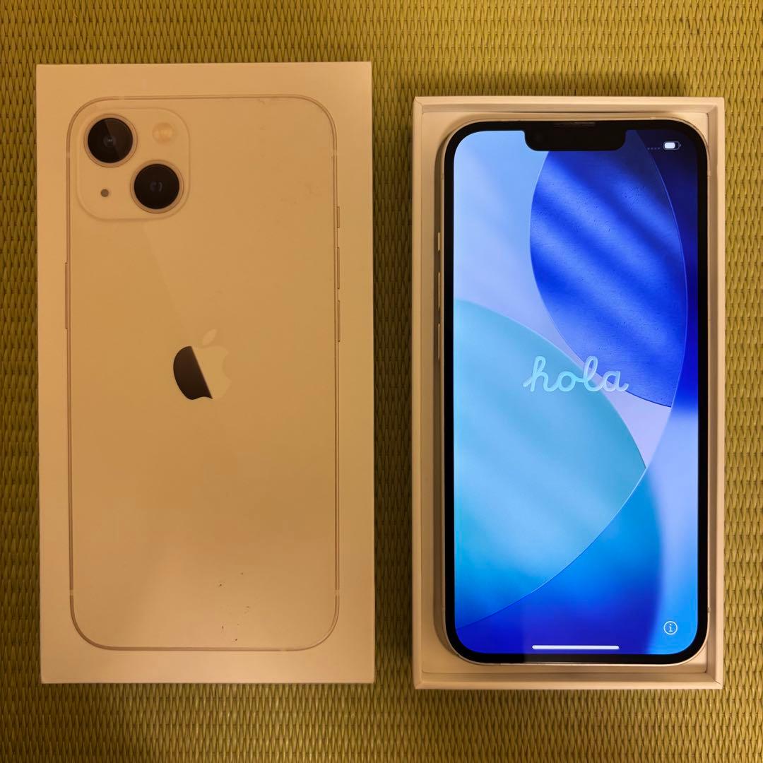 最終！　iPhone13 128GB バッテリー85% 初期化済み