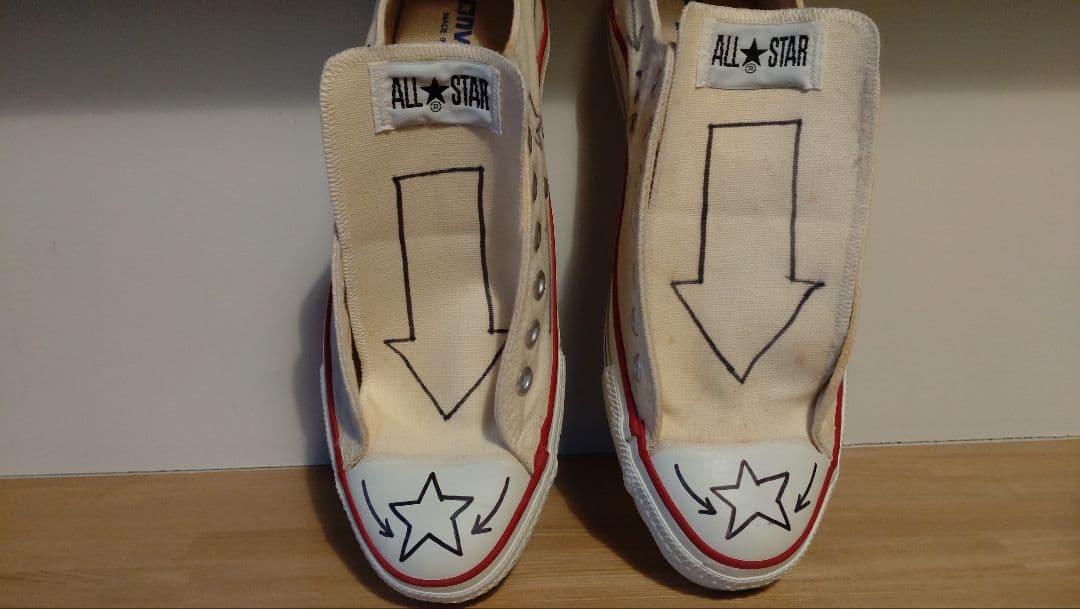 【超貴重】エリック・ヘイズ 直筆アート入り 米国製コンバース