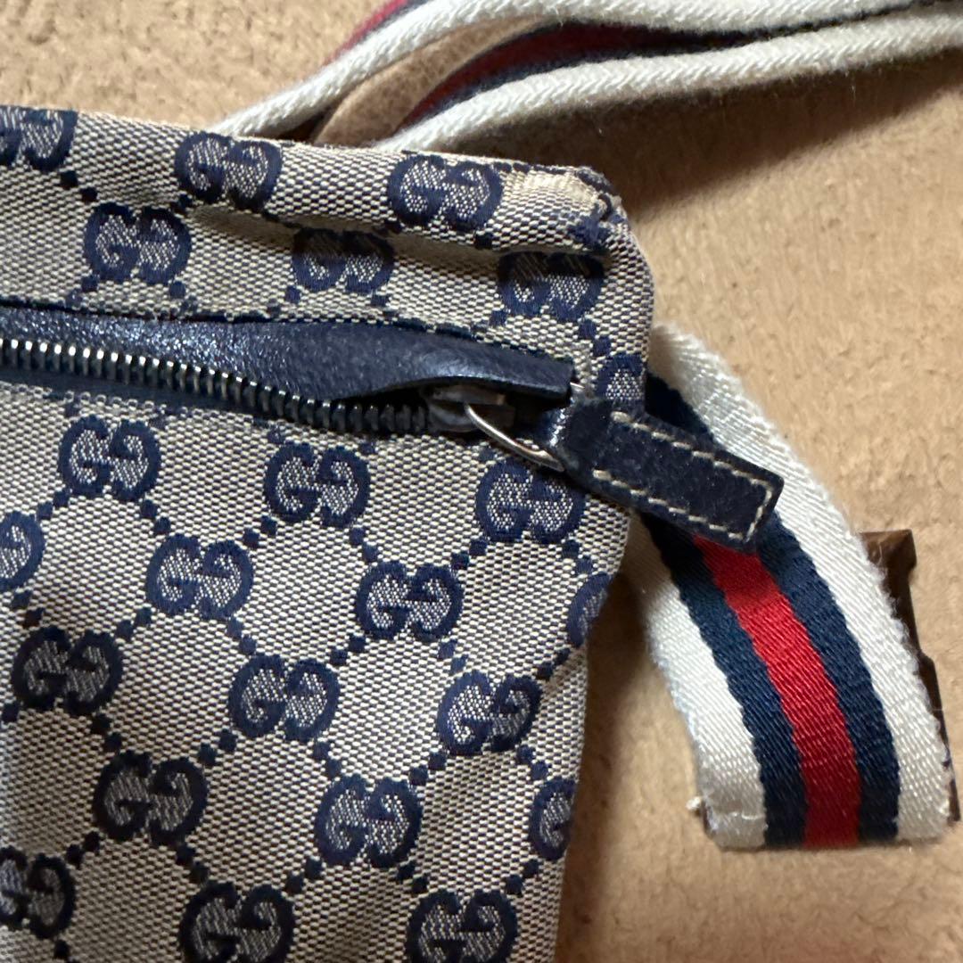 グッチ GUCCI ウエストバッグ シェリーライン 28566 GG キャンバス