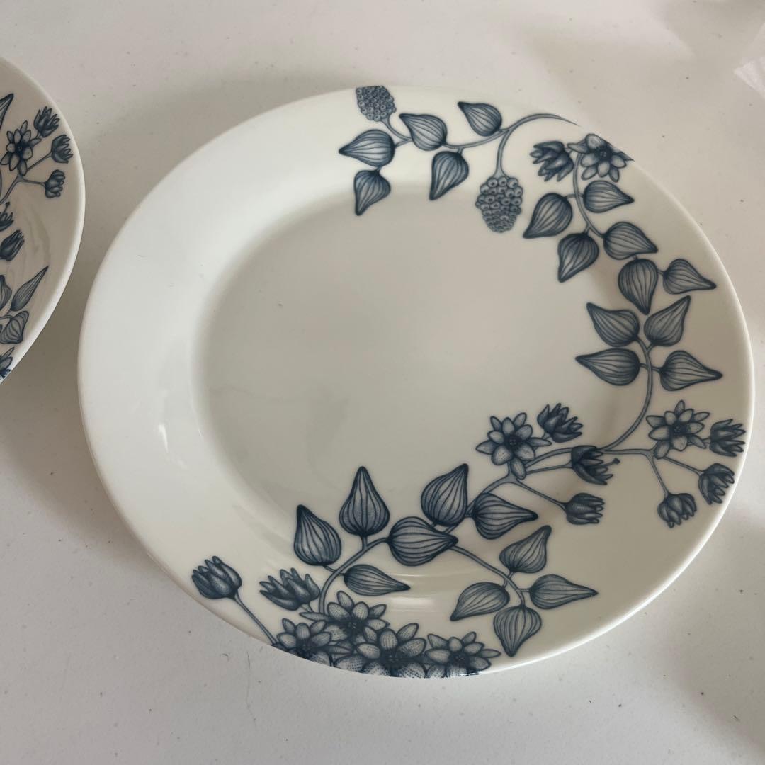 ArabiaアラビアRunoルノウインタースター　プレート26cm 2枚