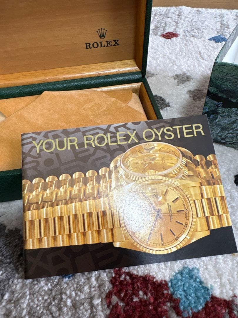 ロレックス 純正 空箱 外箱 内箱 冊子付き 緑箱 ROLEX OYSTER