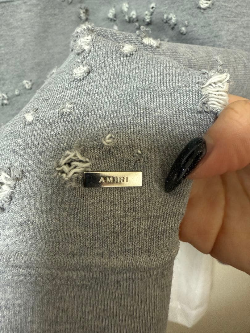 極美品AMIRI アミリ　ショットガンフーディー　メンズLサイズ