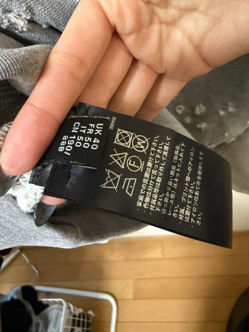 極美品AMIRI アミリ　ショットガンフーディー　メンズLサイズ