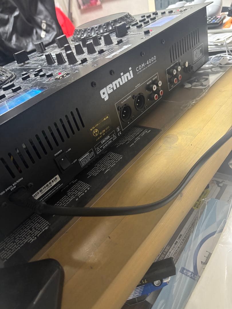Gemini CDM-4000 DJコントローラー　全ての動作問題なし