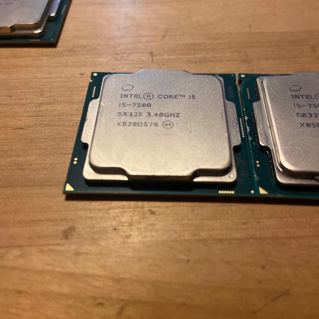 Intel Core i5 7500/3.40GHz 3個セット
