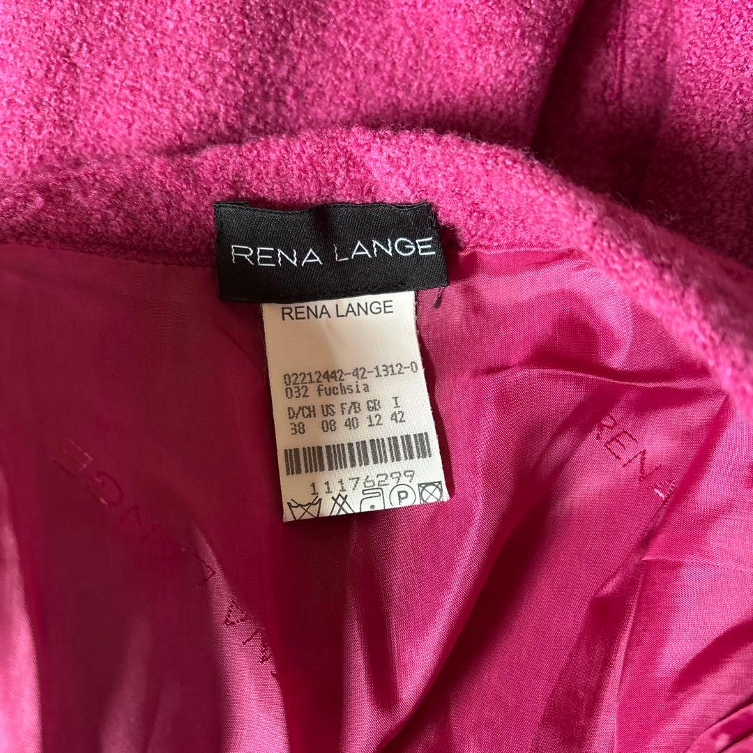 RENA LANGE レナランゲ　高級婦人服　美しいピンク　軽く暖かい　新品