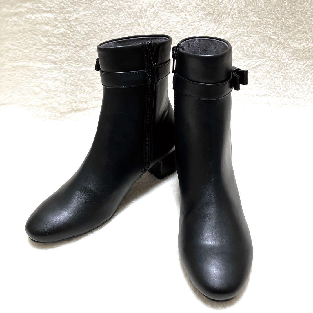 アルテミスバイダイアナ　DIANA リボン　ショートブーツ 23 卒業式　美品