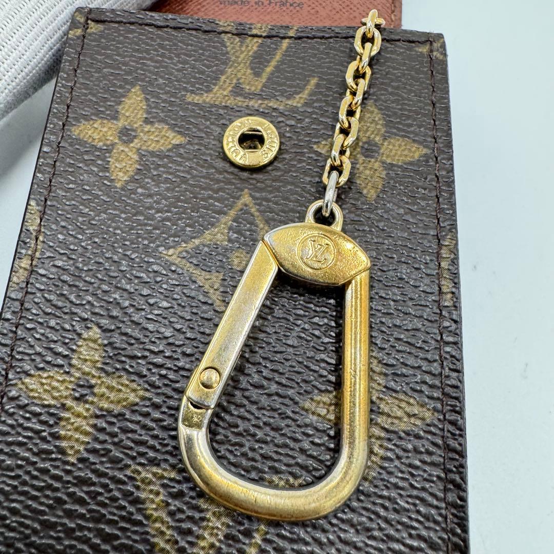 ルイヴィトン モノグラム ポルトクレバッジ キーリング マルチケース 男女兼用