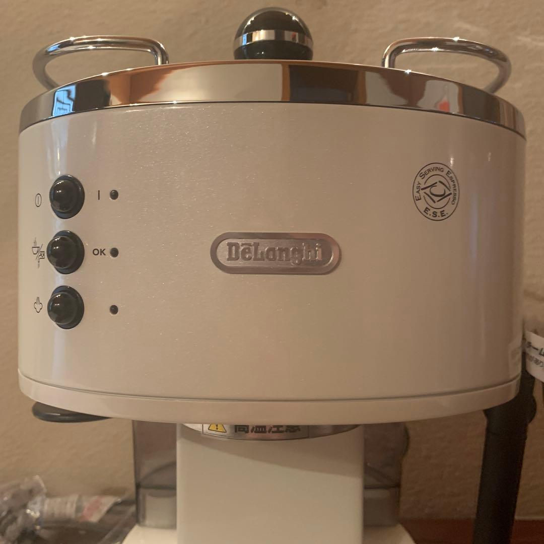 【未使用】DeLonghi icona エスプレッソ・カプチーノメーカー　白