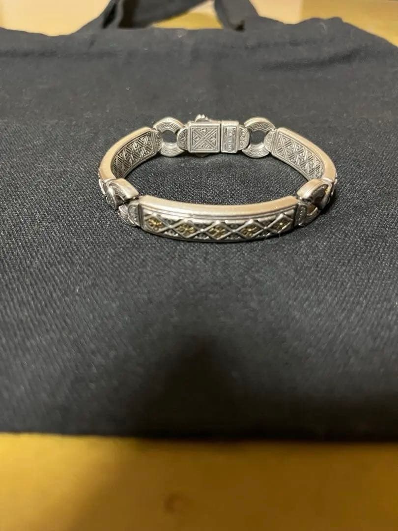 コンスタンティーノ konstantino シルバー18kゴールドブレスレット