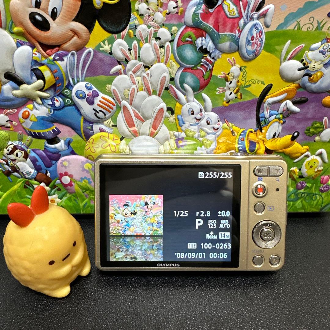 美品OLYMPUS　VG-145 ゴールド　動作確認済