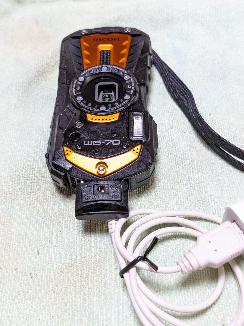 リコー　WG-70.防水デジタルカメラ。