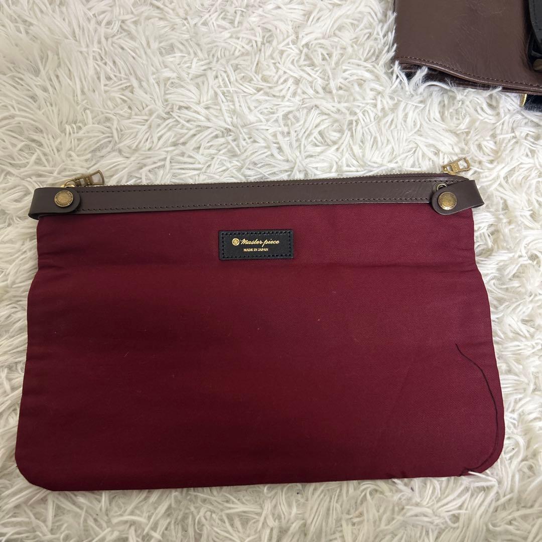 【美品】マスターピース　トートバッグ　Gloss ver.2　オールレザー