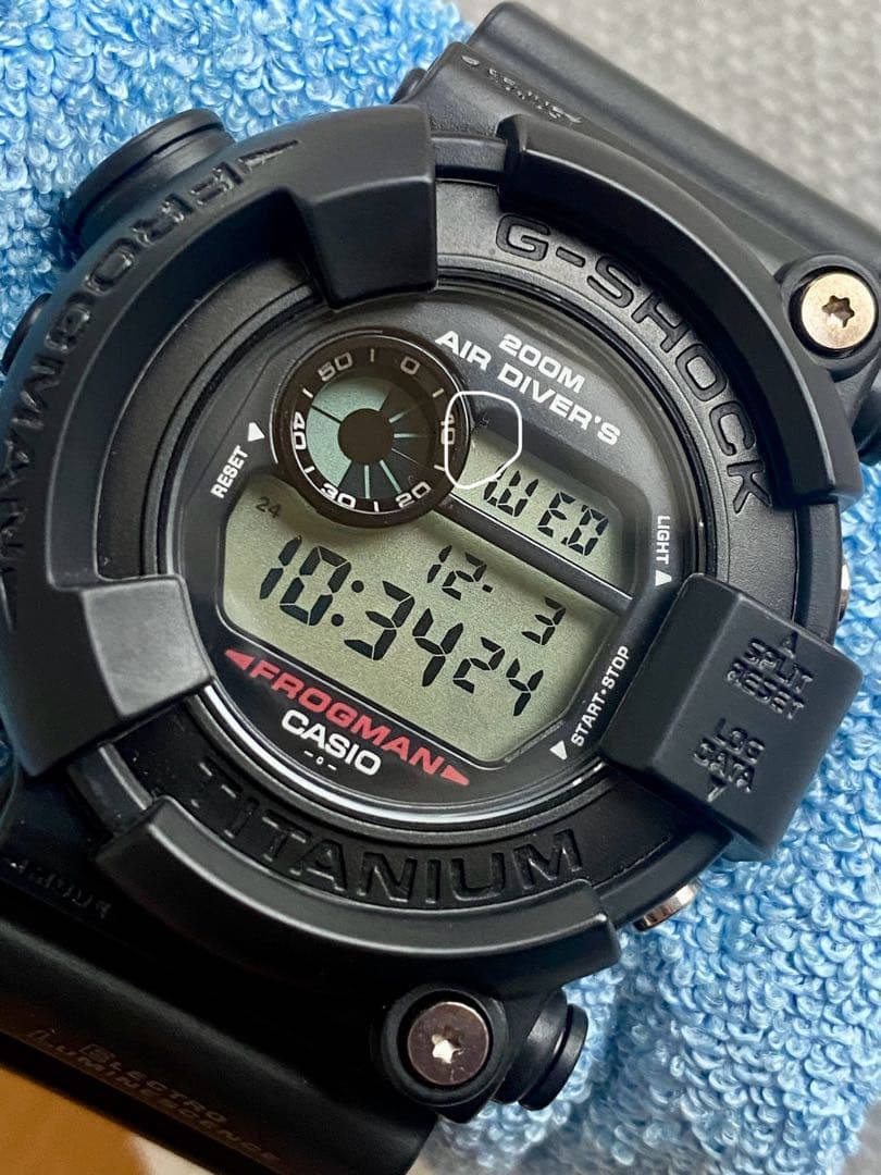 一馬　G-SHOCK フロッグマン DW-8200 メンインブラック