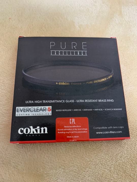 【新品未使用】cokin 高級C-PL 77mm径 真鍮枠　CE164B77A