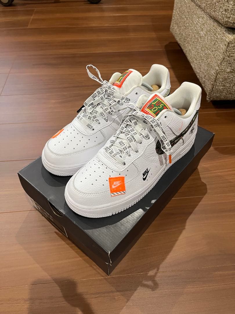 Nike Air Force 1 JUST DO IT. ホワイト　28センチ