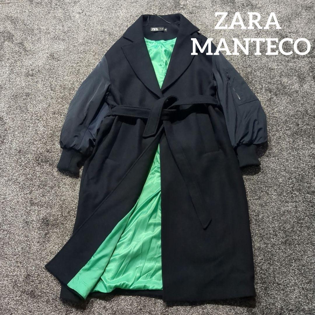 完売 ZARA MANTECO マッチングボンバーコート マンテコ