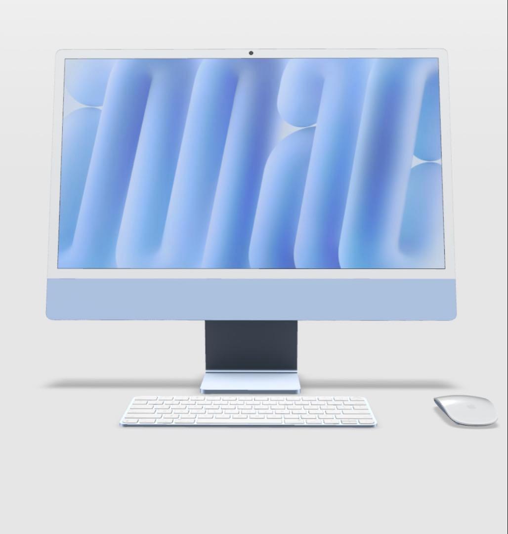 激安SHOP♡　【Apple iMac 2021 24インチ - ブルー】