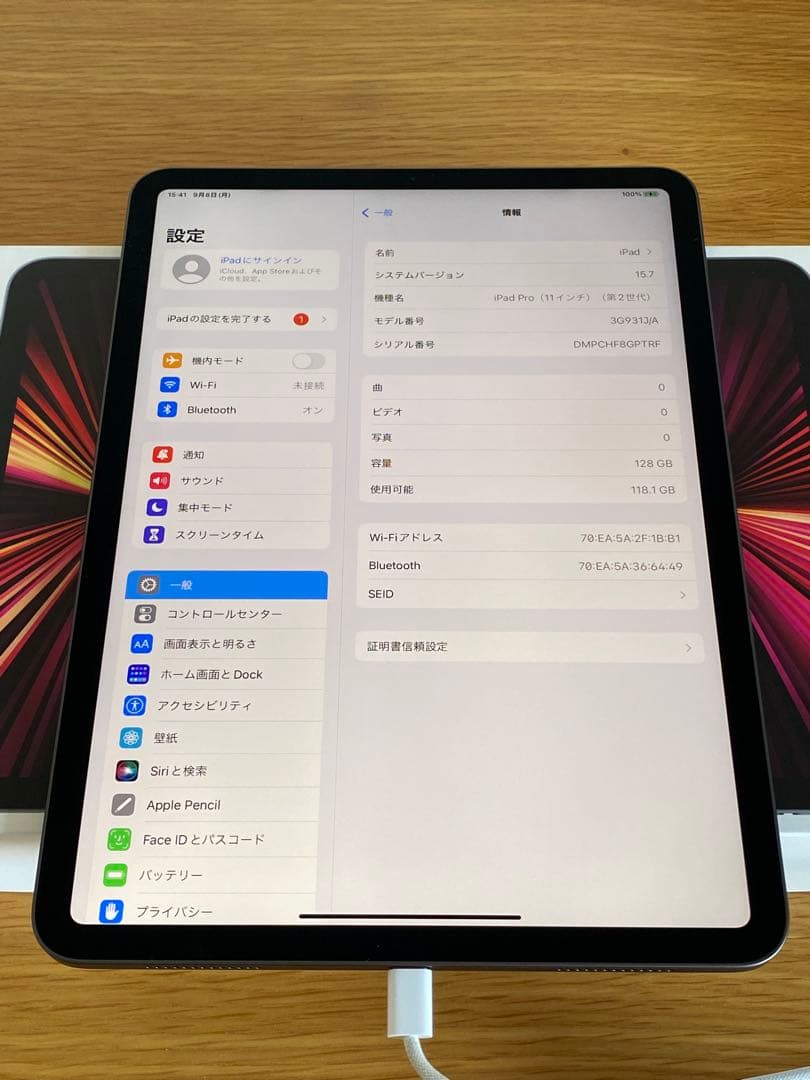 iPad Pro 11インチ 第2世代　新品未使用 iPad本体