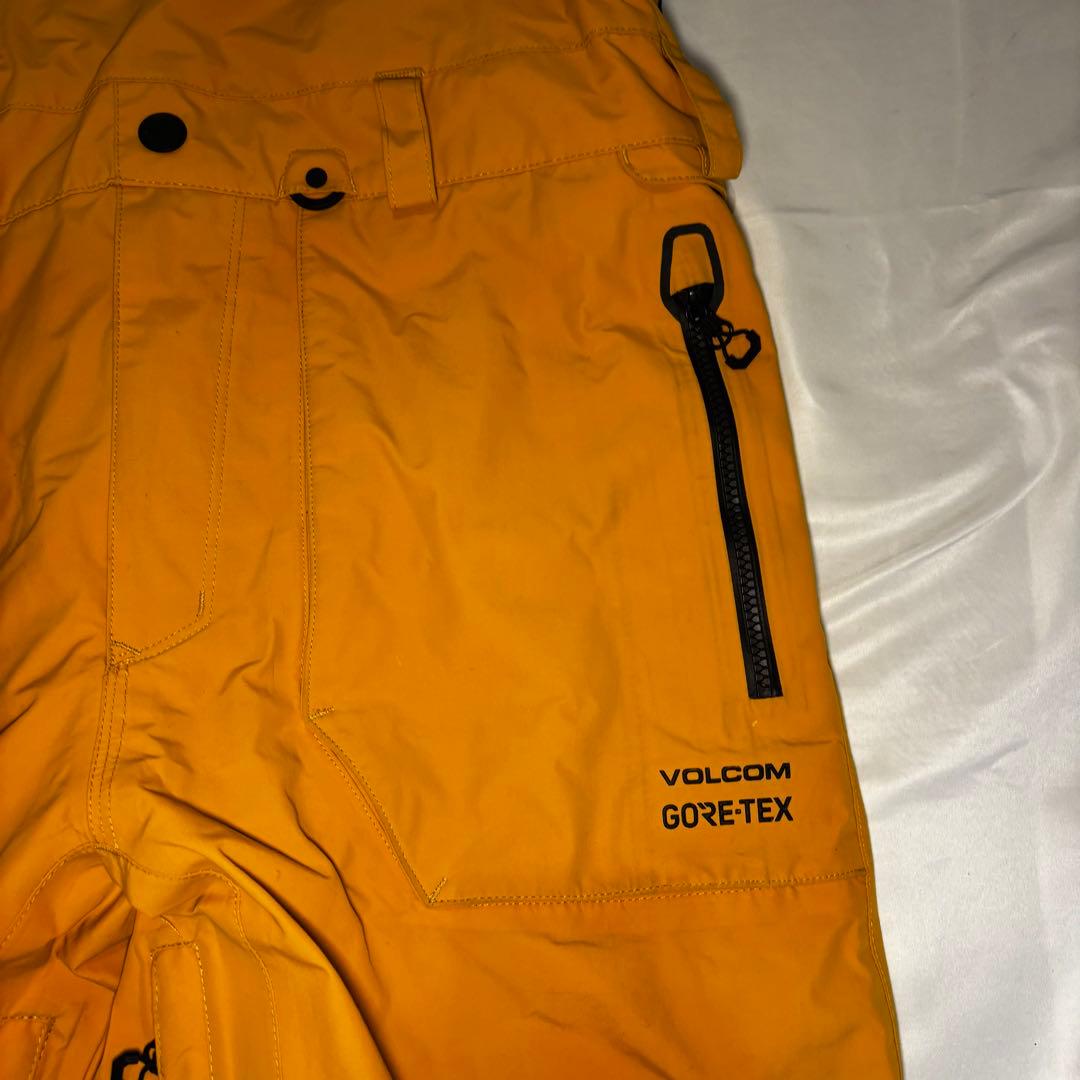 VOLCOM GORE-TEX ジャケット＆ビブパンツ Lサイズ　黄色