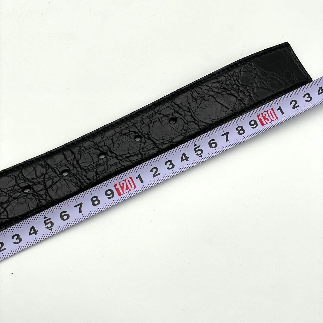 極美品✨ディオール　クロコ　CDロゴ　ブラック