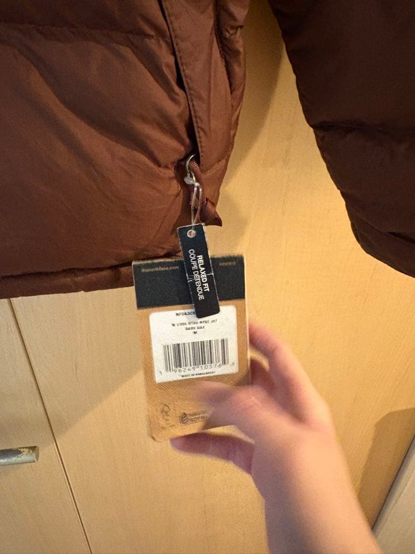 ノースフェイス　1996 ヌプシ　M　ダークオーク　 ブラウン 茶