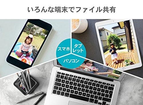 I-O DATA NAS 1TB スマホ/タブレット対応 ネットワークHDD m