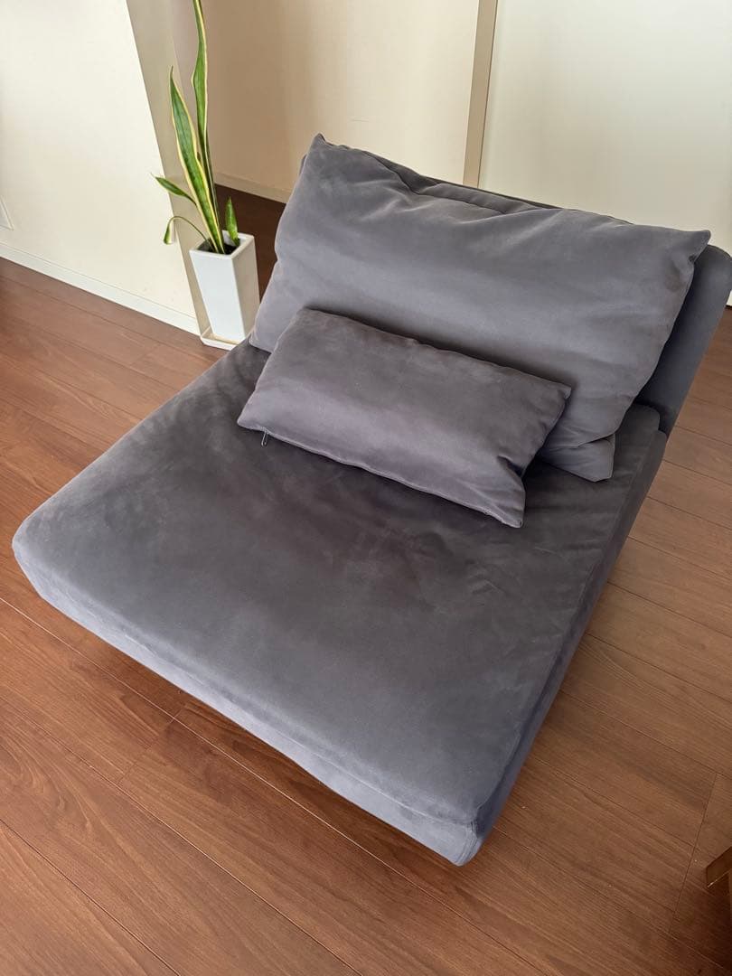 IKEA SÖDERHAMN ソーデルハムン グレーの1人掛けソファ 美品