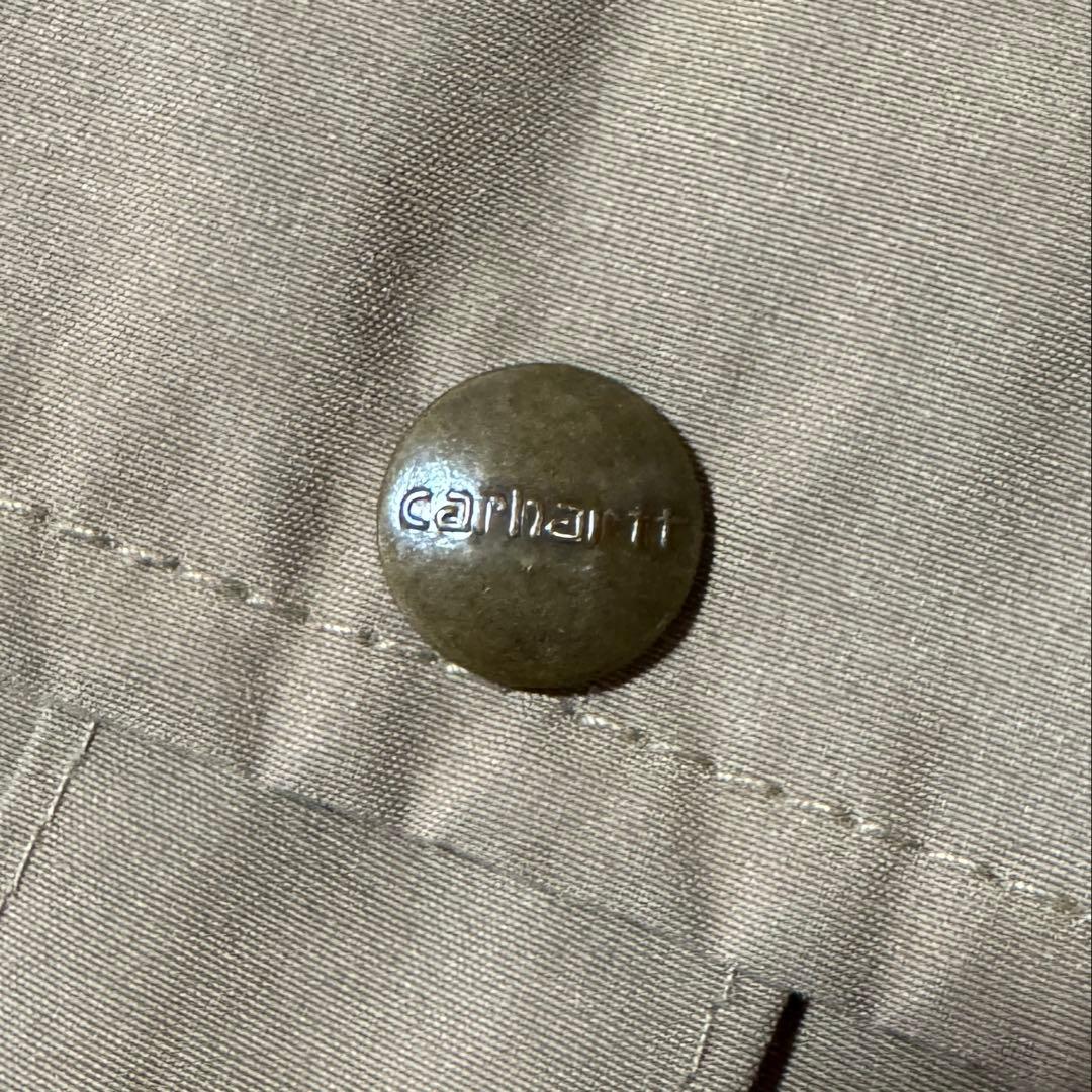 USA製 カーハート ナイロンジャケット 裏地タータンチェック XLサイズ