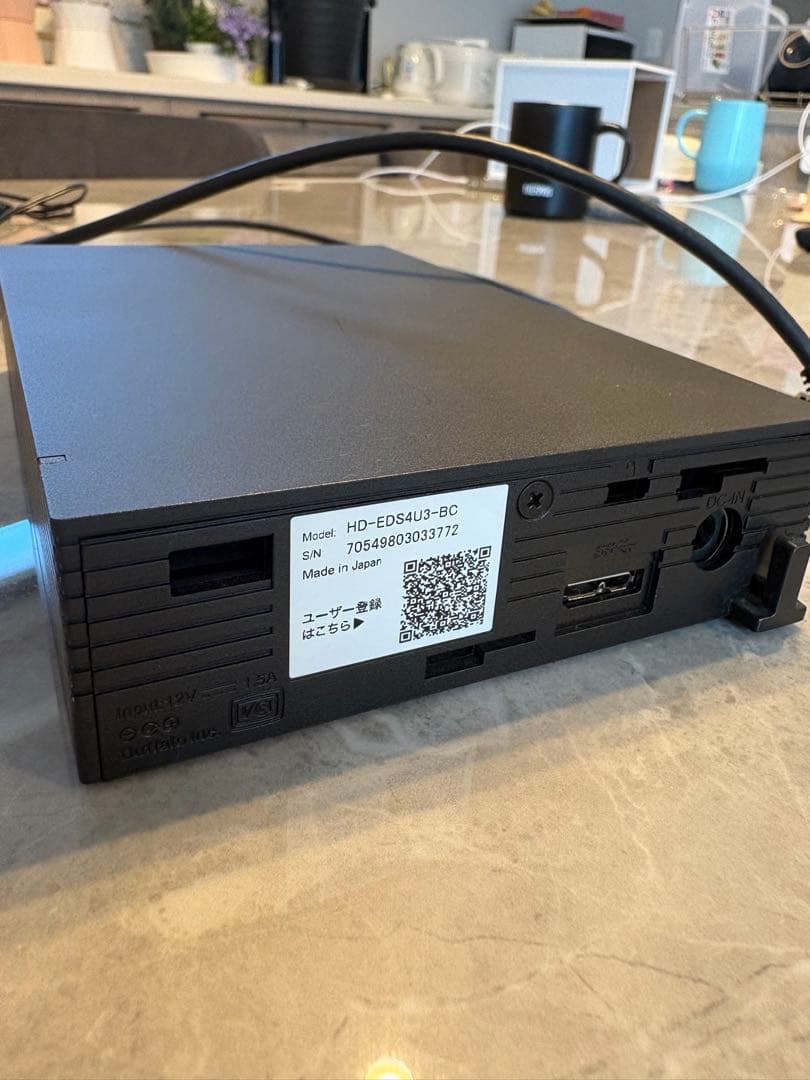 HD-EDSU3-BC 外付けハードディスク