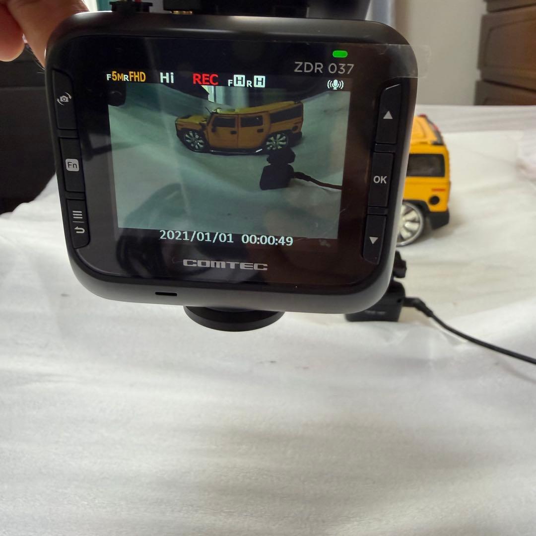 コムテック ドライブレコーダー ZDR037 中古品