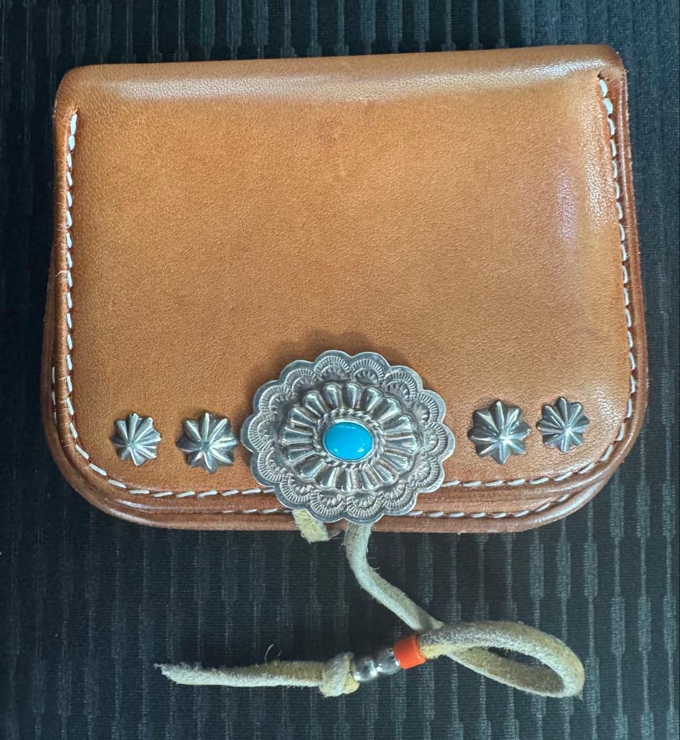 ゴローズ　角形小銭入れ　サドル