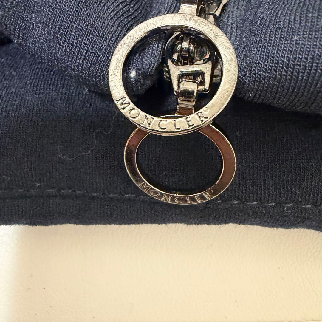 モンクレール ブリアンソン　ダウン　ショート　ネイビー　紺　レディース　ウール