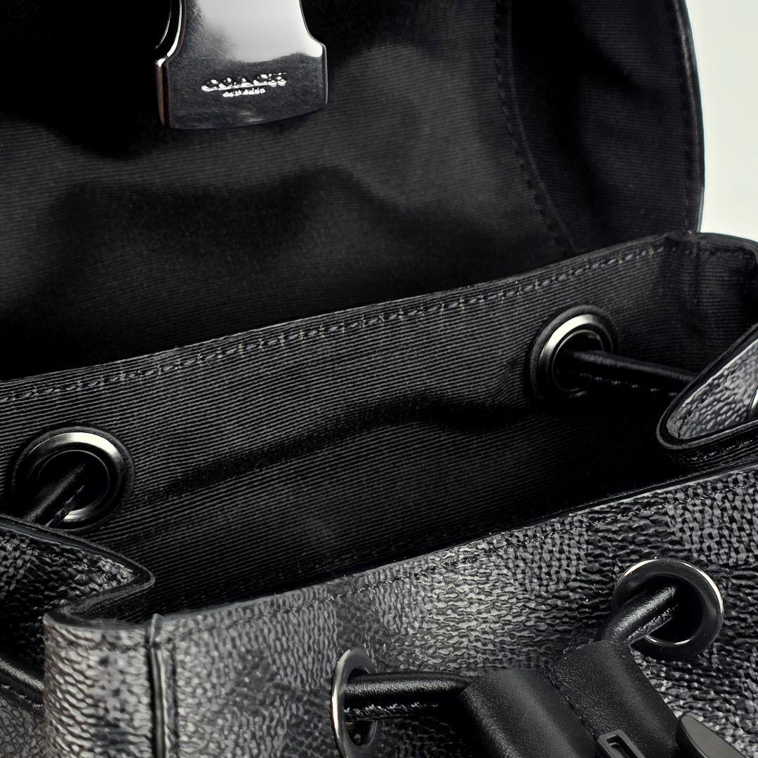 美品 コーチ シグネチャー レーサーパック ボディバッグ CT712