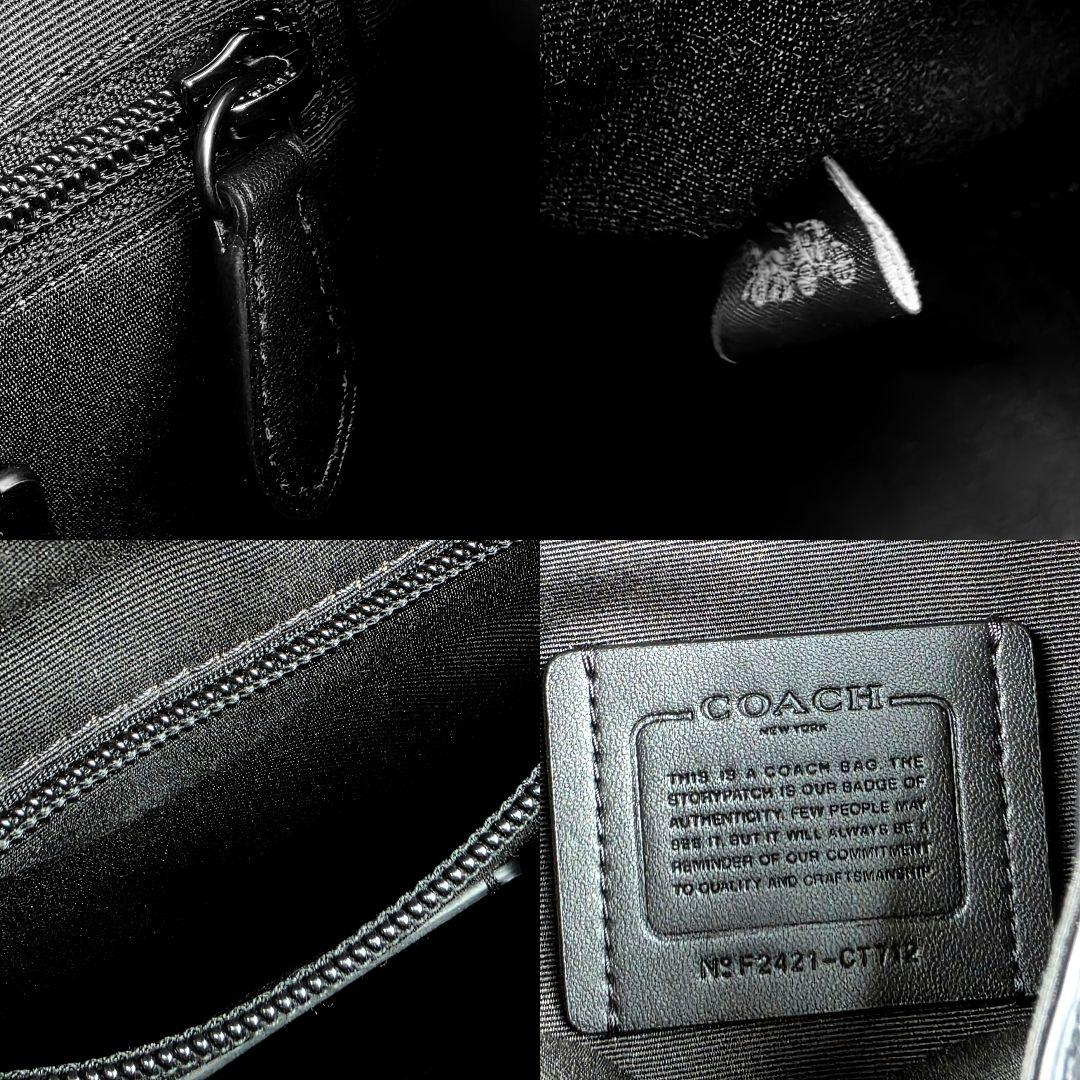 美品 コーチ シグネチャー レーサーパック ボディバッグ CT712