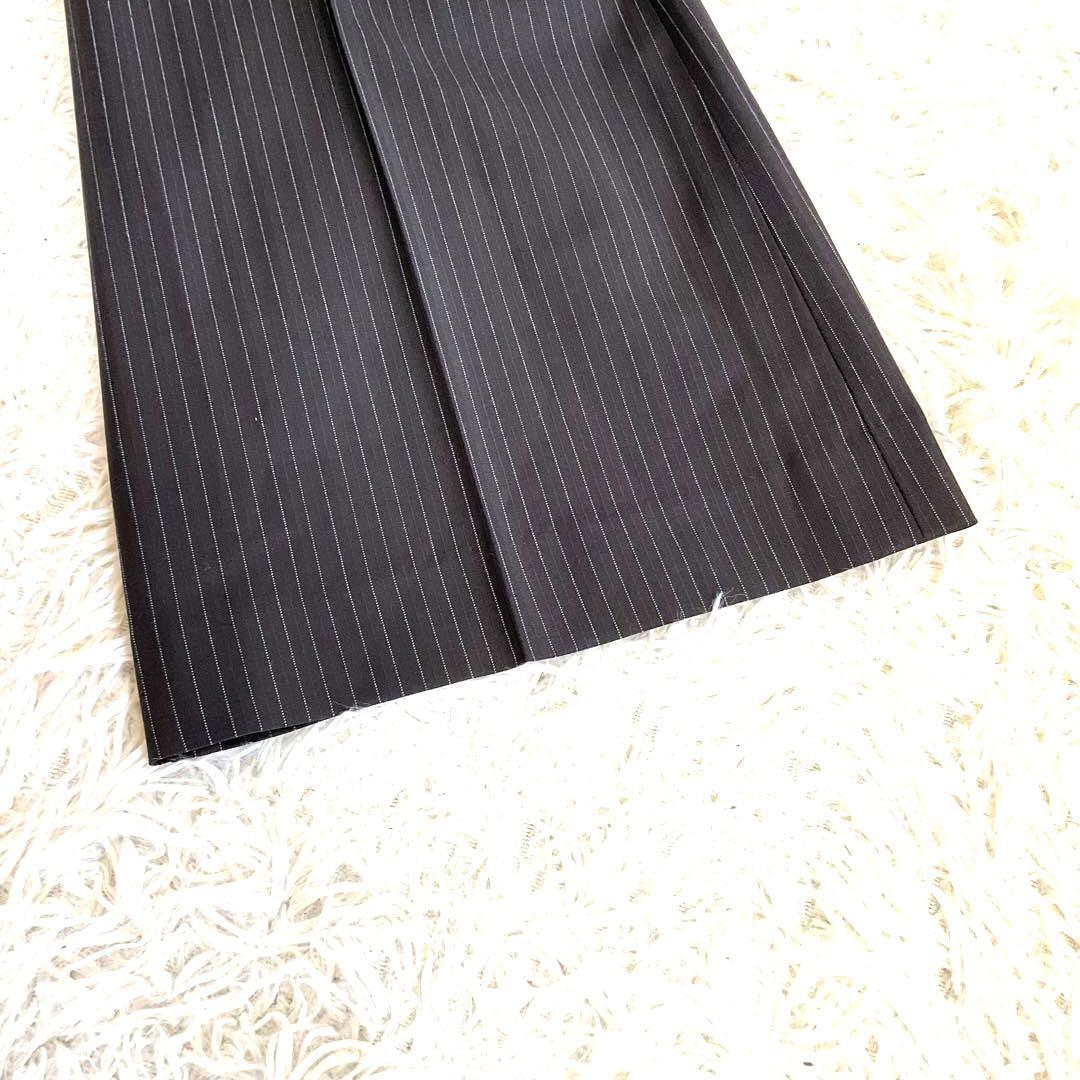 ♯257 theory セオリー パンツスーツ ストライプ 日本製 レディースS