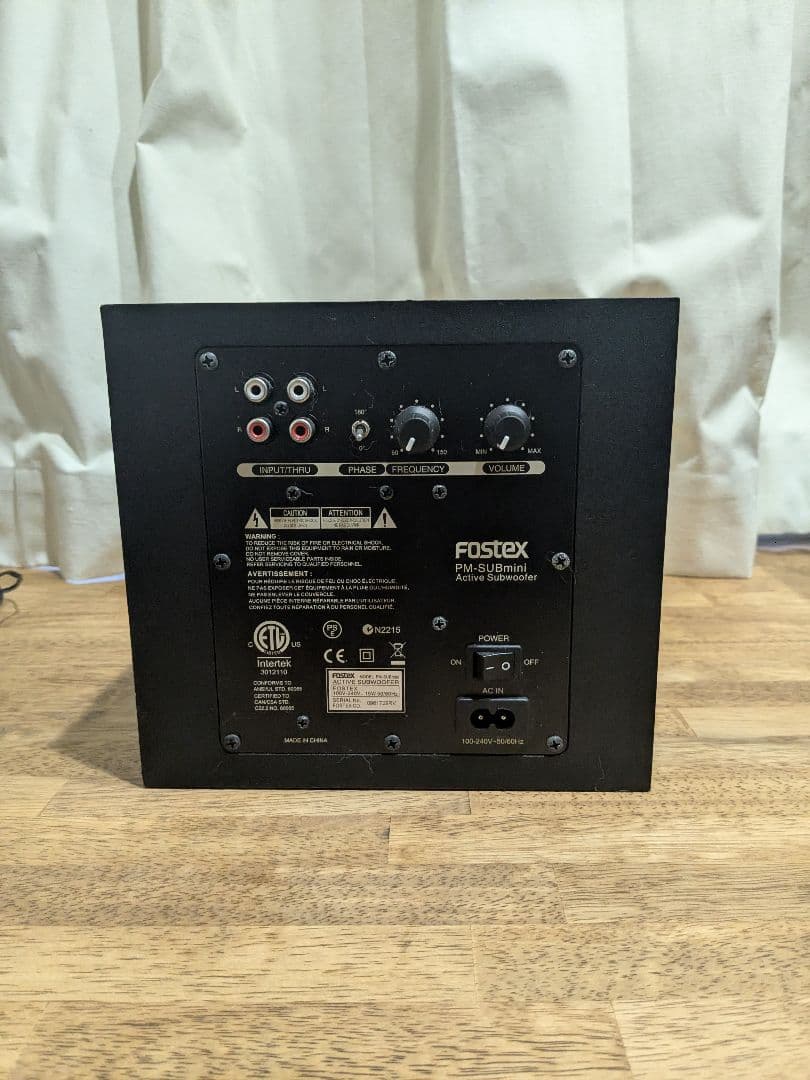 Fostex PM-SUBmini サブウーファー